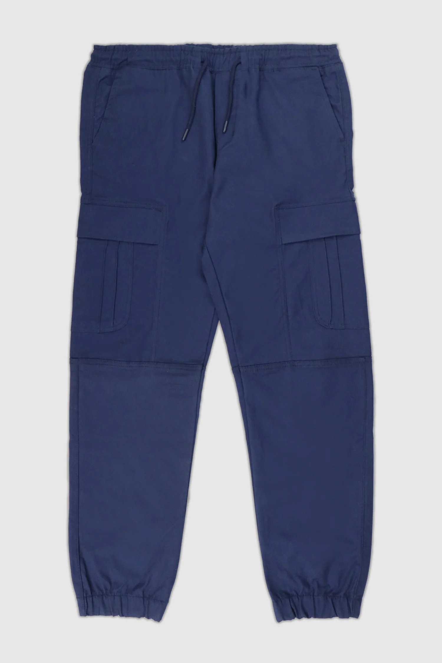 Turbo's Essential Baggy Fit Cargo Trouser In Navy Blue - Image 4