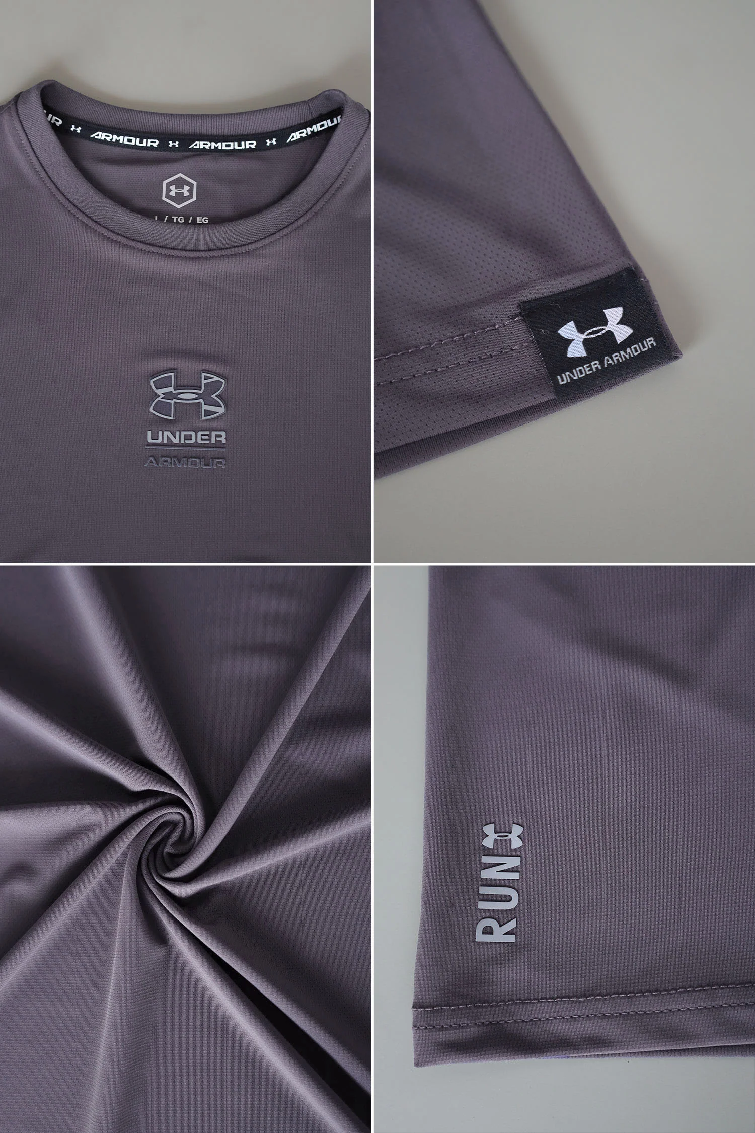 Undr Armr Mid Chest Logo Mesh Dry-Fit Tee - Image 4