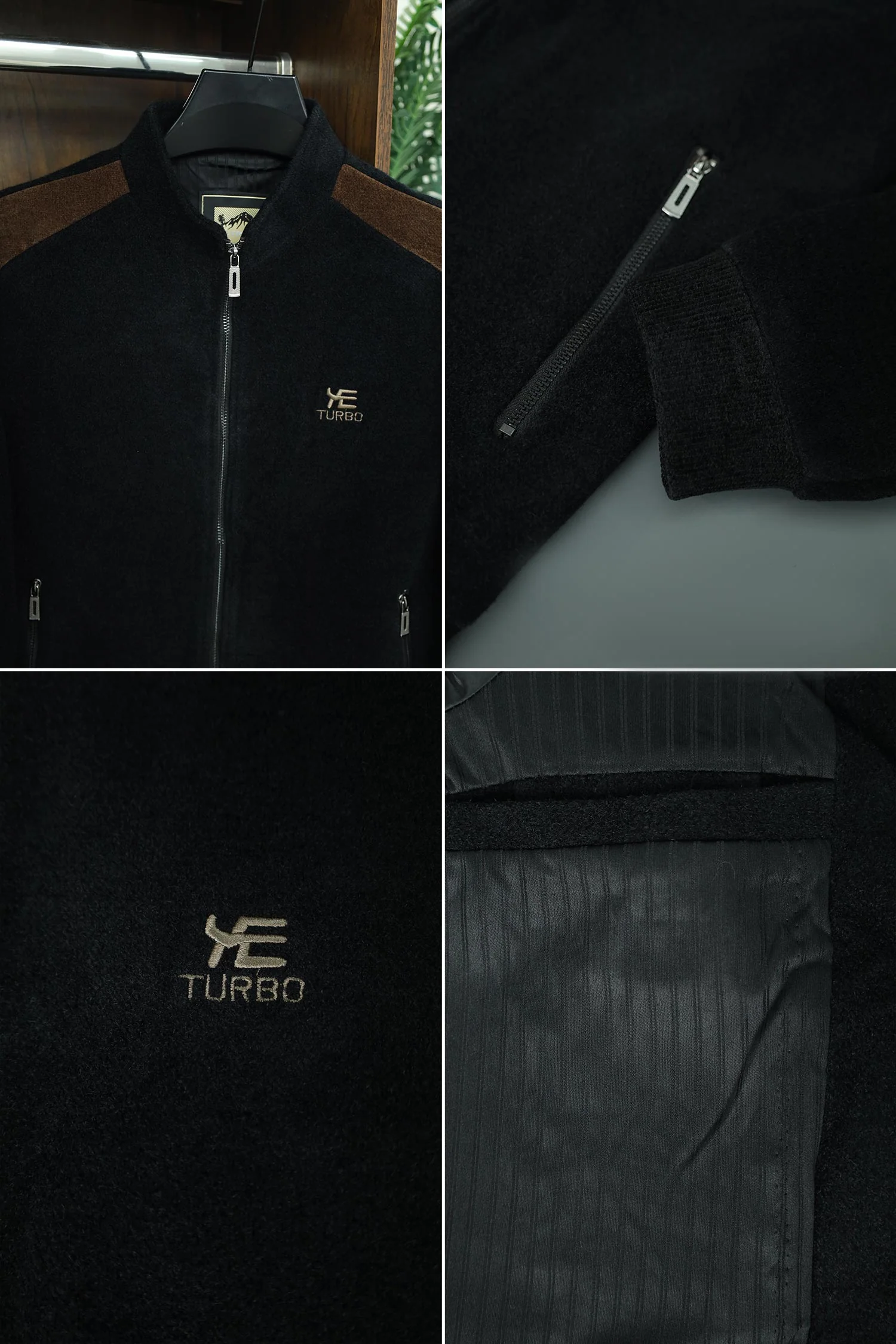 Unique And Hot Imported Men's Woollen Jacket In Black - Image 4