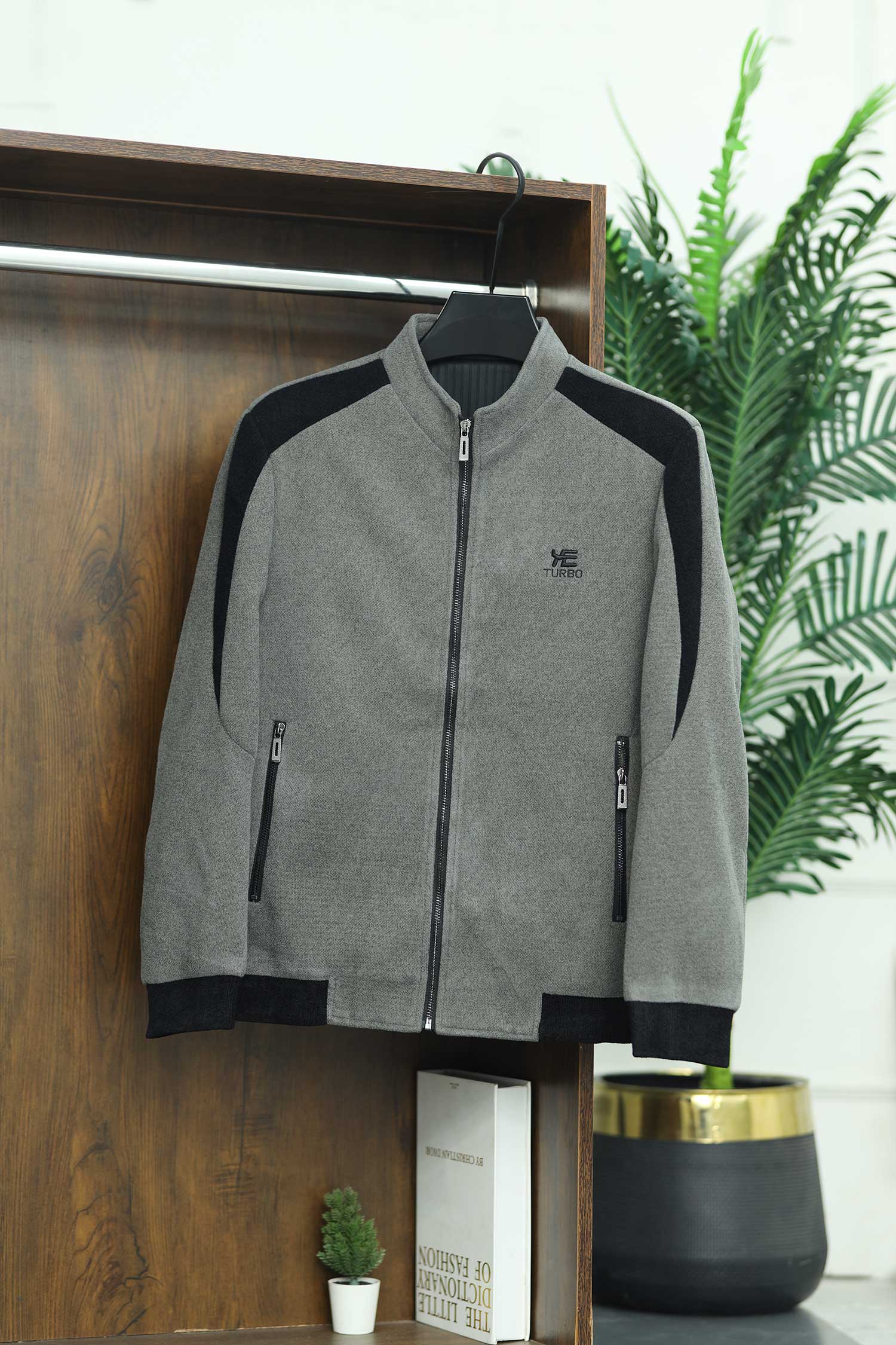 Unique And Hot Imported Men's Woollen Jacket In Light Sage - Image 2