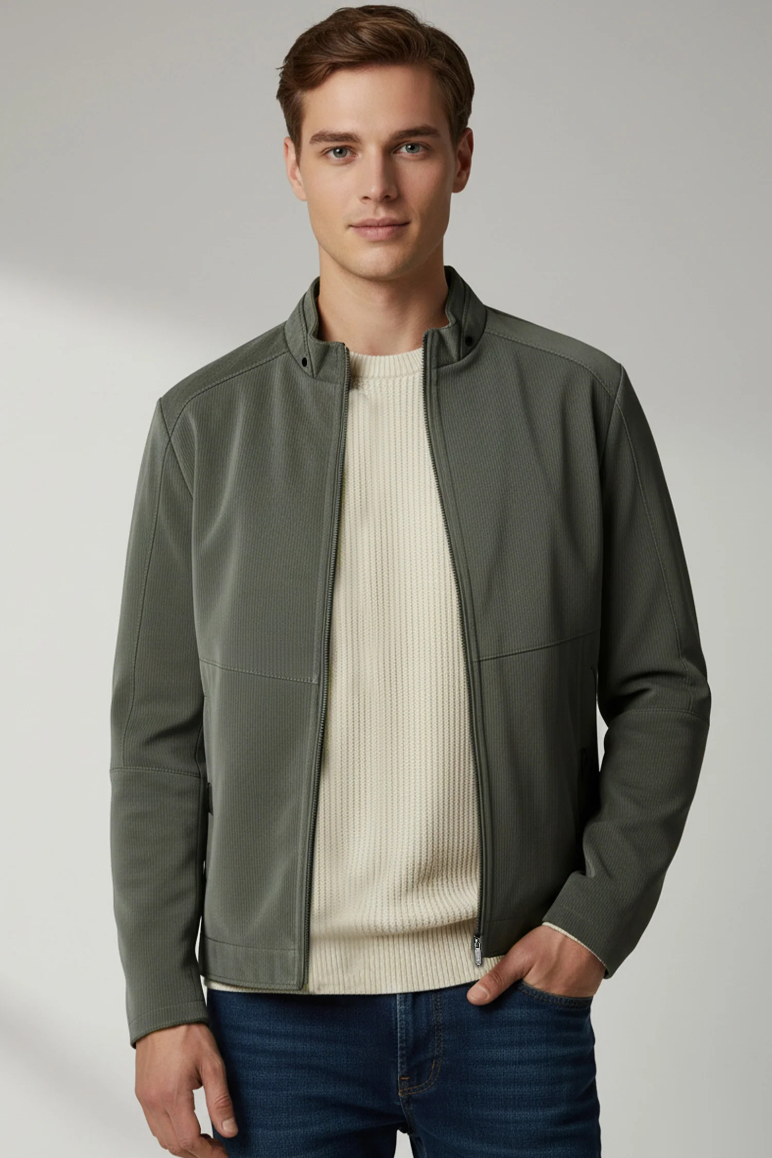 Cold Breaker Imported Suede Leather Jacket - Image 7