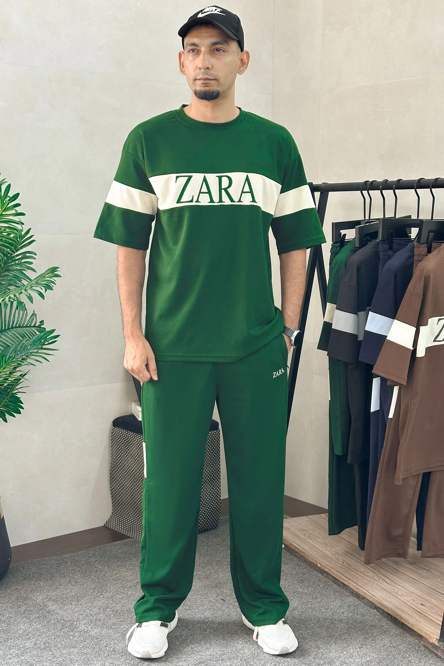 Zra Contrast Panel Men's Co-Ord Set